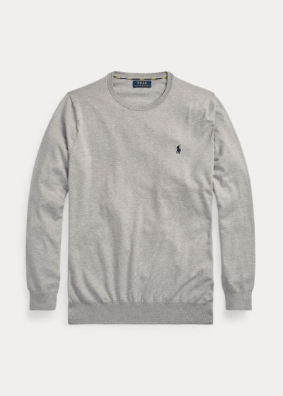 Men's Polo Ralph Lauren Cotton Crewneck Sweater | 791352WAY